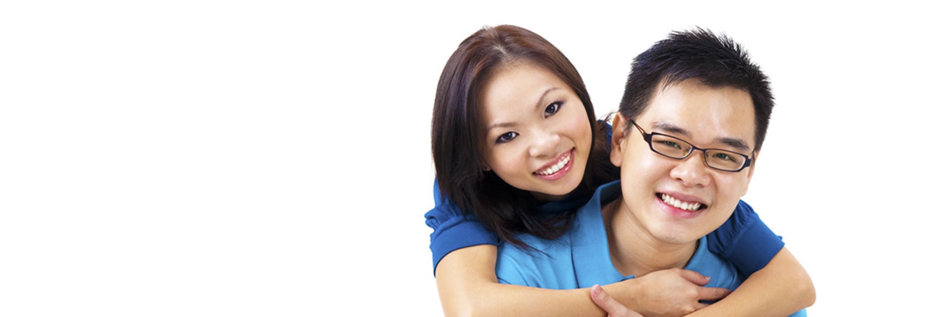 banner happy couple discover dental